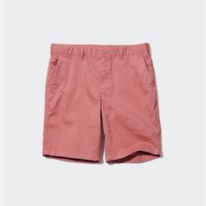 KENSIE | Cotton Rust Pink High Waisted Shorts Zipper Fly
